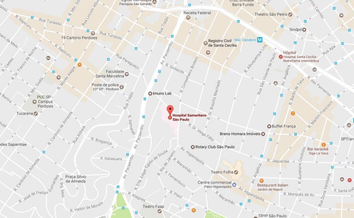 Bolnicu u Sao Paulu karti