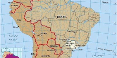Sao Paulo geografskih karti